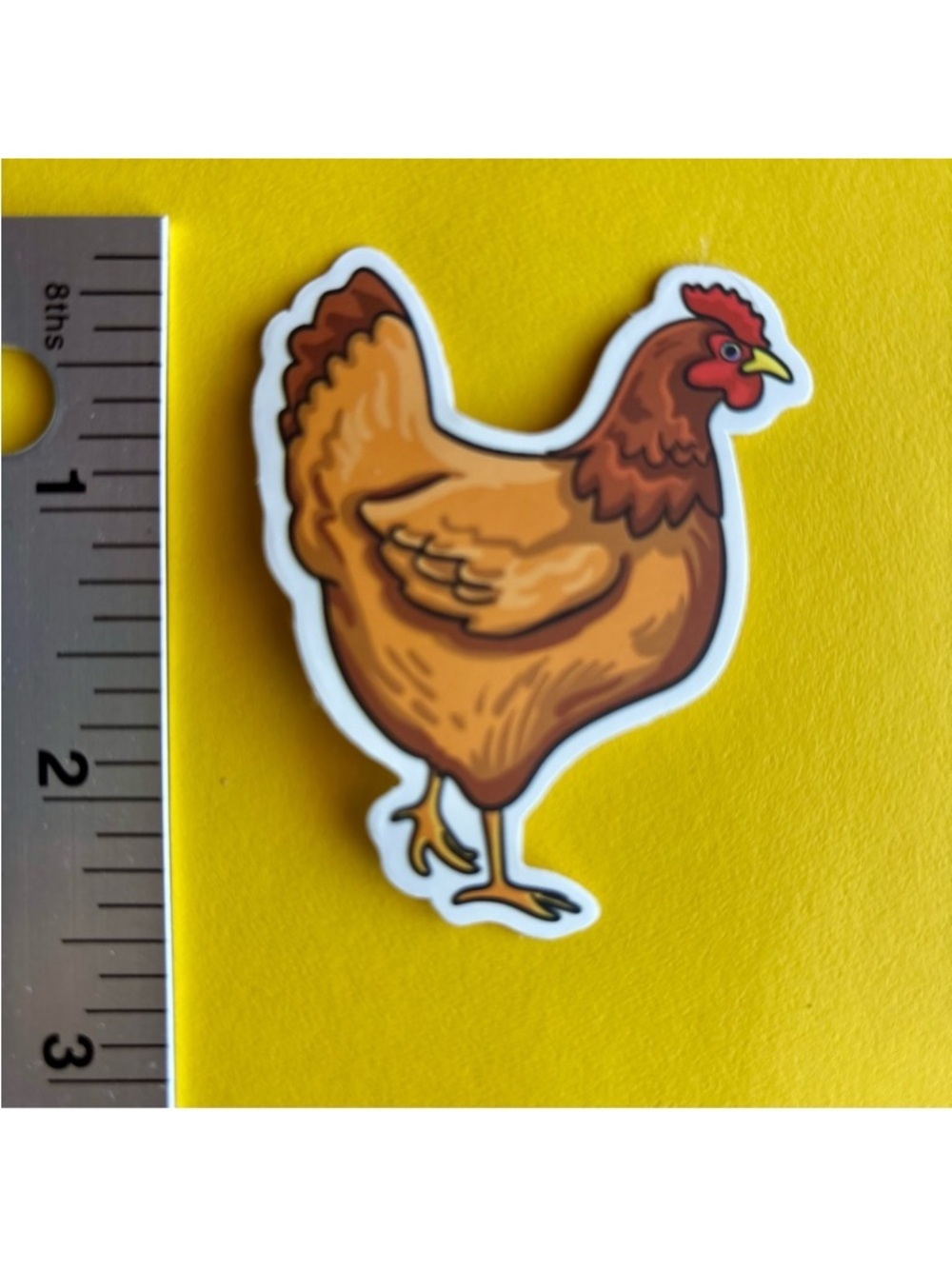 10/$10 Chicken Hen Aesthetic Vinyl Sticker Waterproof Water Bottle Laptop Crafts